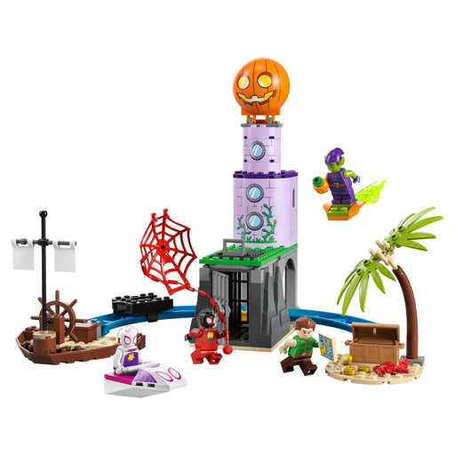 Lego Marvel 10790 Pókcsapat a Zöld Manó világítótornyánál