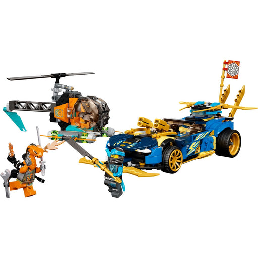 LEGO Ninjago 71776 Jay és Nya EVO versenyautója