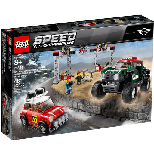 Lego Speed champions 75894 1967 Mini Cooper S Rally and 2018 MINI John Cooper Works Buggy